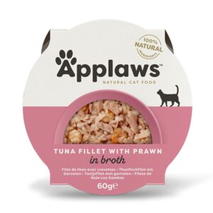 Applaws Tuna with Prawn Adult Wet Cat Food 60g Pot