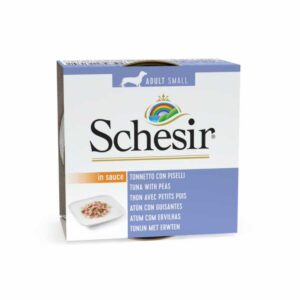 Schesir Dog Wet Food Can-Tuna with Peas 85g