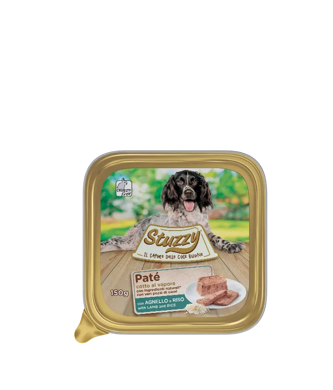 Stuzzy Classic Dog Paté with Lamb and Rice 150g Alutray (Min Order 150g- 22pcs)