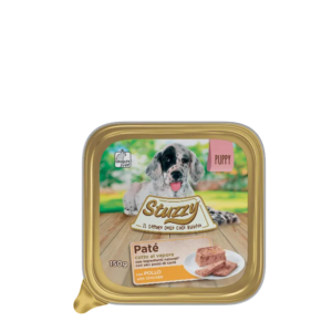 Stuzzy Classic Dog Paté for Puppies with Chicken 150g Alutray (Min Order 150g- 22pcs)