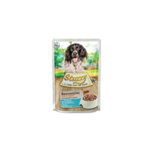 Stuzzy Dog Chunks with Ocean Fish in Jelly 100g Pouch (Min Order 100g – 24pcs)