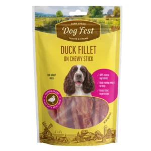 Dog Fest Duck Fillet On Chewy Stick For Adult Dogs – 90g (3.17oz)