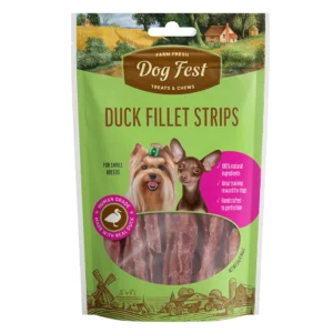 Dog Fest Duck Fillet Strips For Mini-Dogs – 55g (1.94oz)