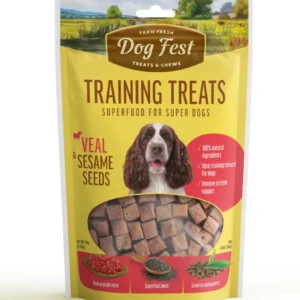 Dog Fest Training Treats Veal & Sesame Seeds 90g
