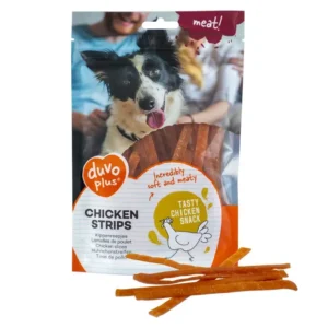 Duvo Dog Snack 80g [Flavor – Chicken, Options – Strips]