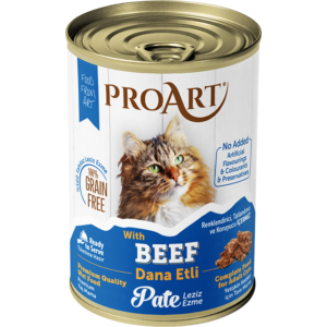 Proart Can Food Pate with Beef 400g