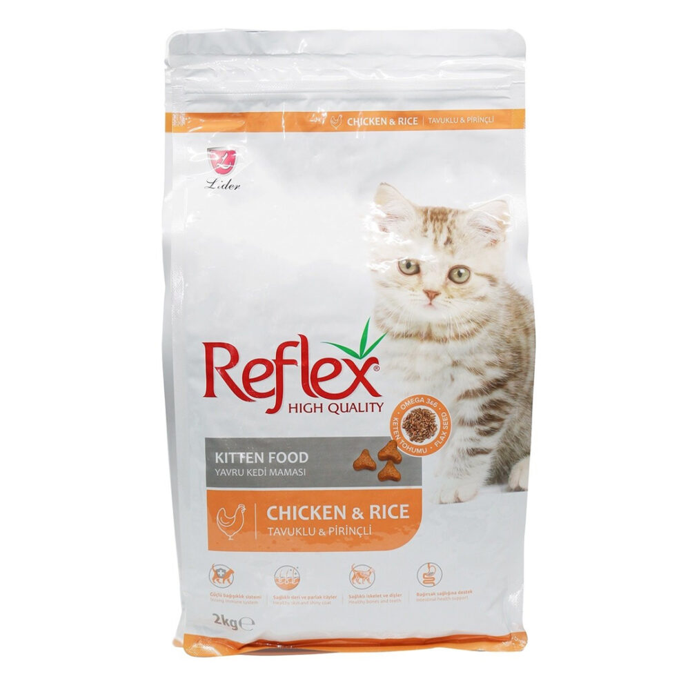 Reflex High Quality Kitten Food With Chicken & Rice 2 Kg